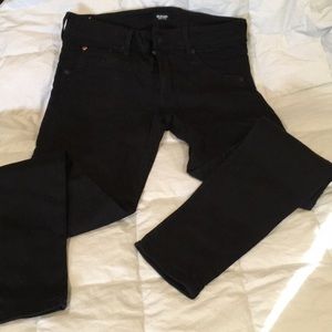 Black straight leg jeans - in seam 31